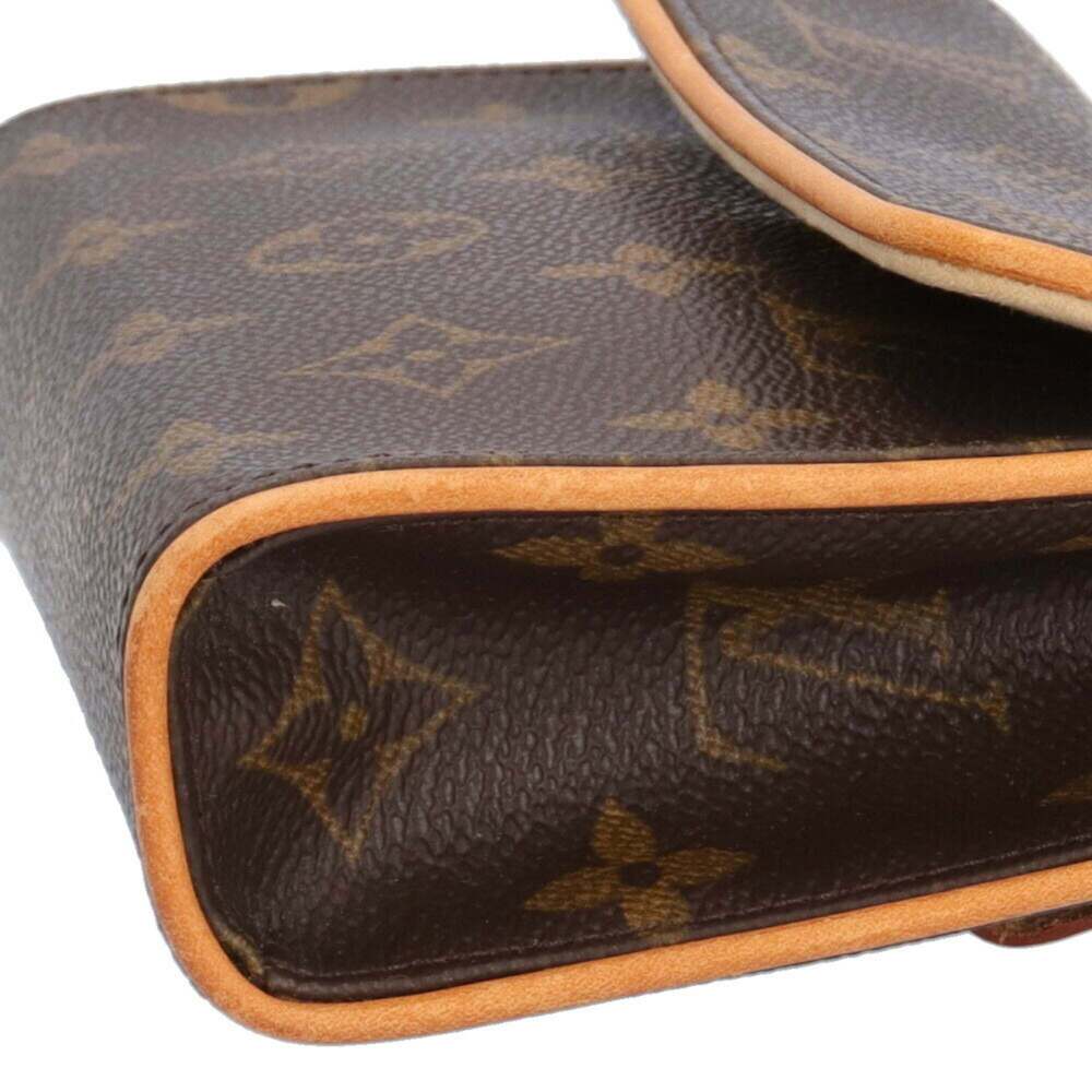 LOUIS VUITTON Authentic Brown Monogram Canvas Pochette Fanny Pack - Picture 7 of 9